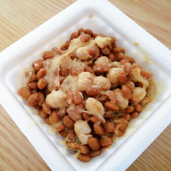 乾燥大豆と梅干しの納豆